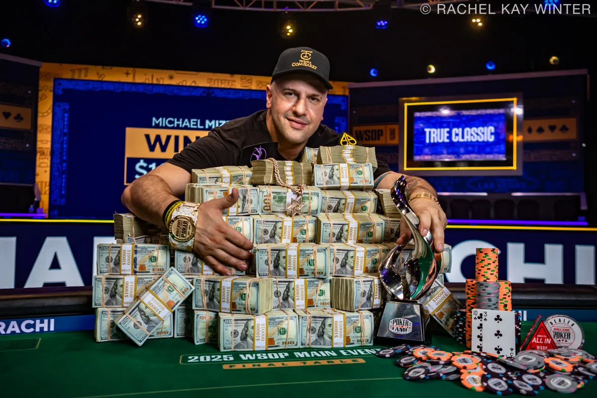 Michael Mizrachi Menutup Perjalanan Bersejarah dengan Gelar Acara Utama WSOP 2025 dan $10 Juta