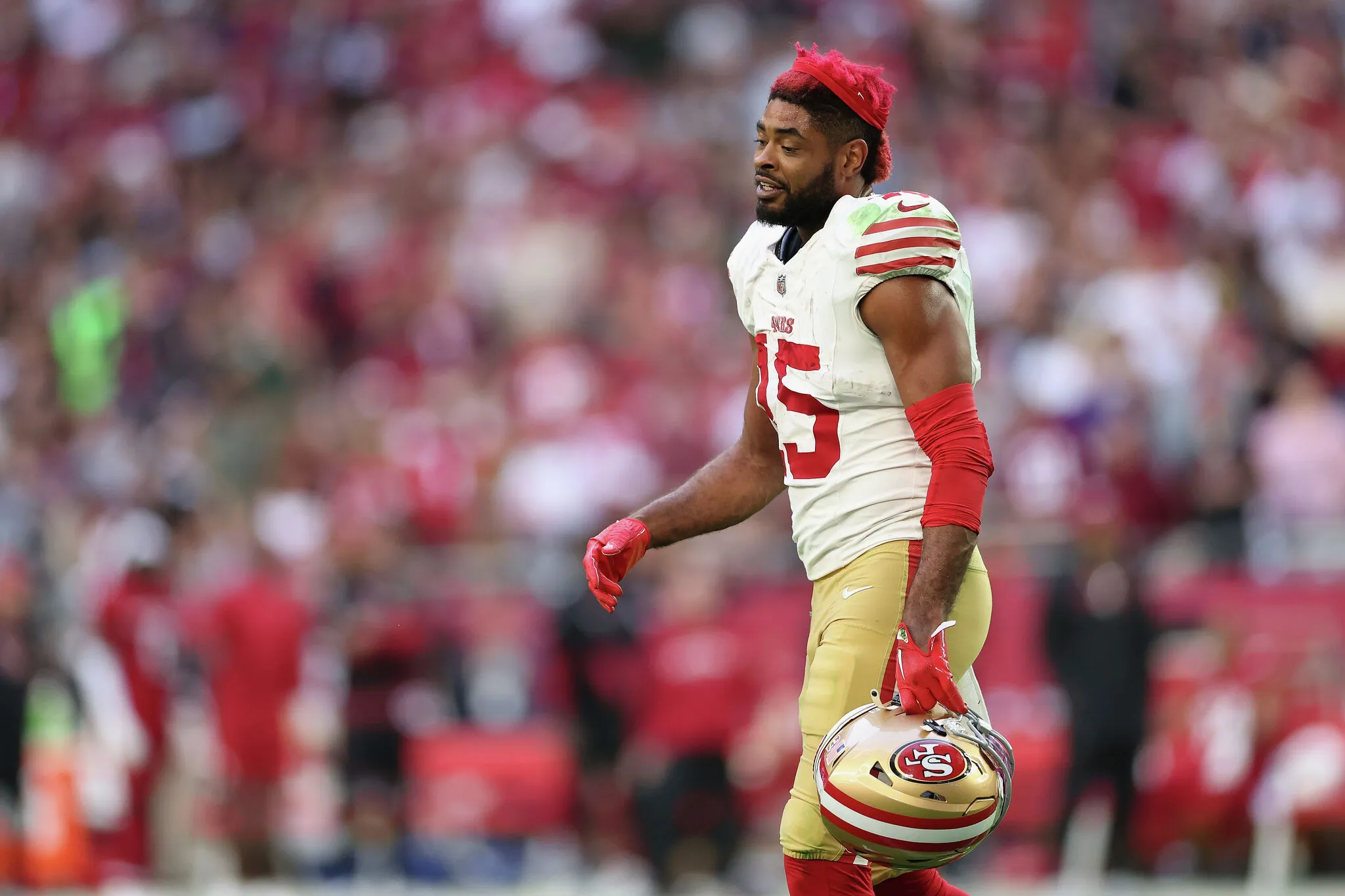 Penerima 49ers akhiri musim sepi drama dengan tidak hormat