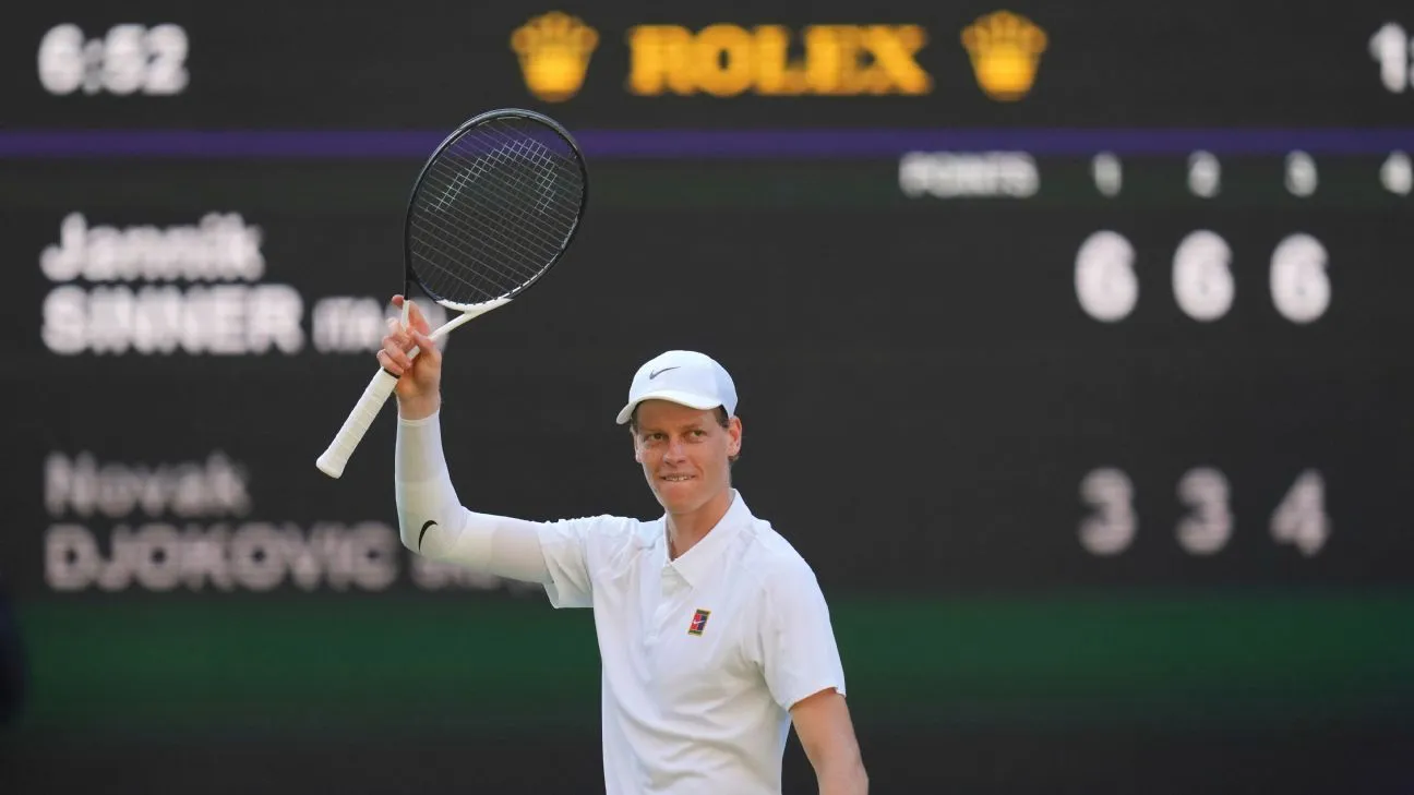 Sinner berlayar, hadapi Alcaraz di final Wimbledon